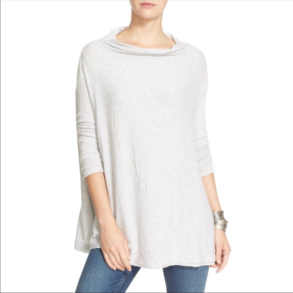 Free People Rib Split Back Pullover - Picture 2 of 4